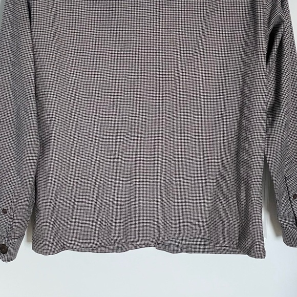 John Henric Sweden Houndstooth Check Button Down Shirt Jacket 35374 - Picture 9 of 15